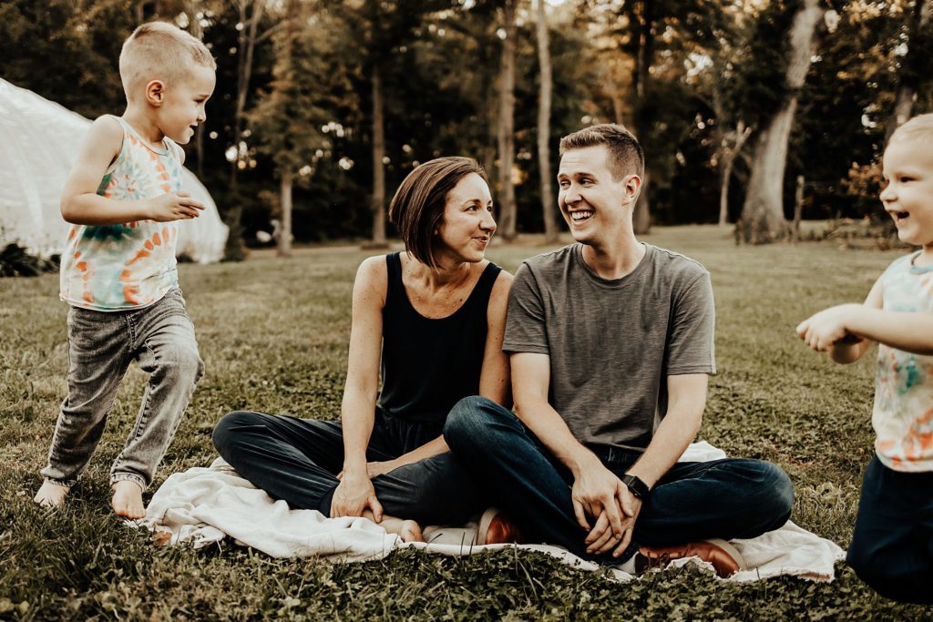 west chester family portraits  at Wildflower Farm, captured by Brey Photo, Delaware County Photographer