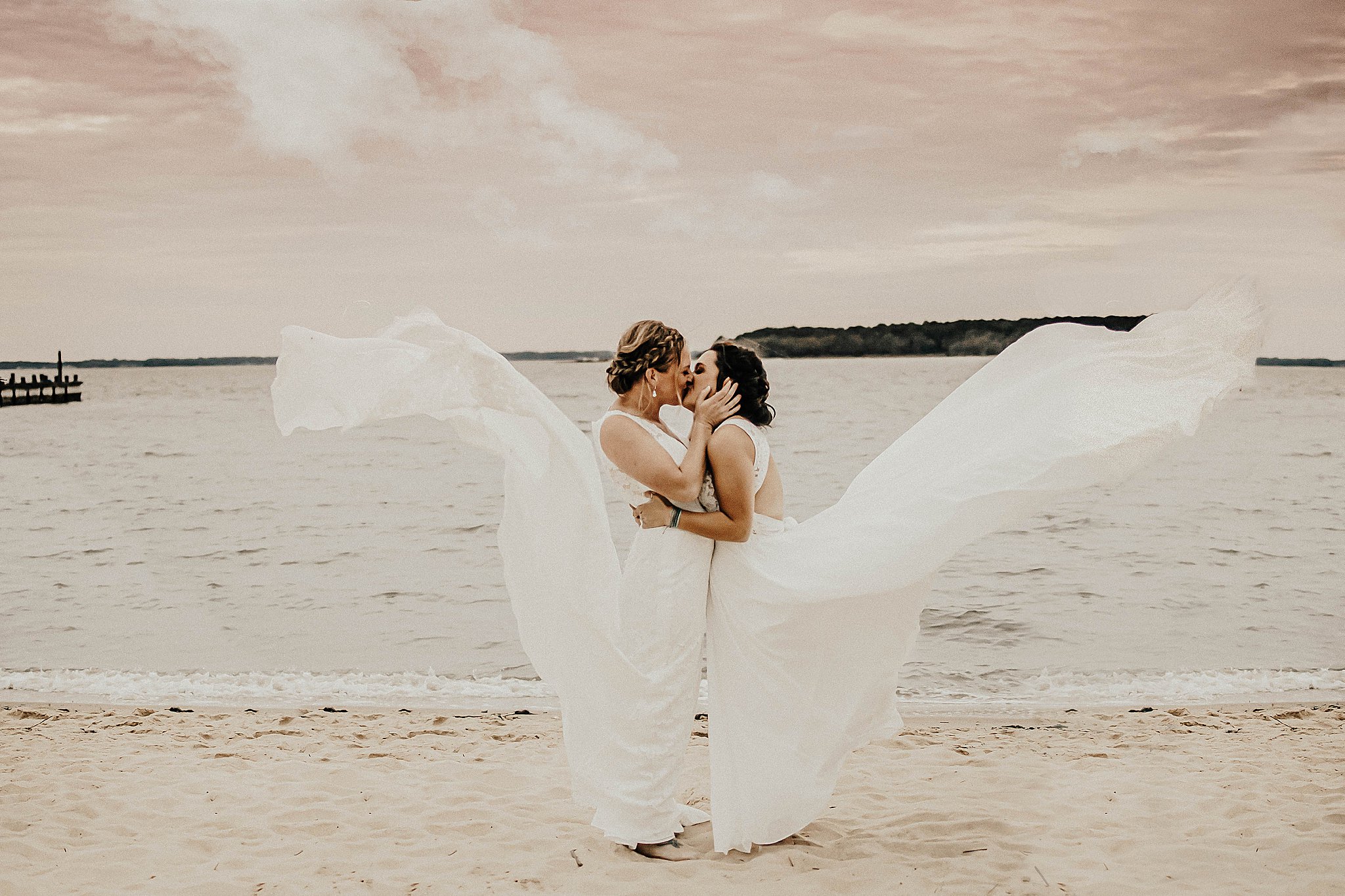 dewey beach wedding captured by delaware county photographer brey photo